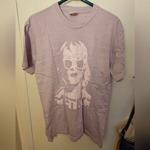 Metric T-shirt By Comfort Colors In Lavender, Size Medium